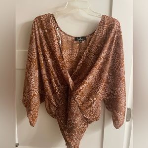 Flattering Bohemian Flowing Top from Lulu’s